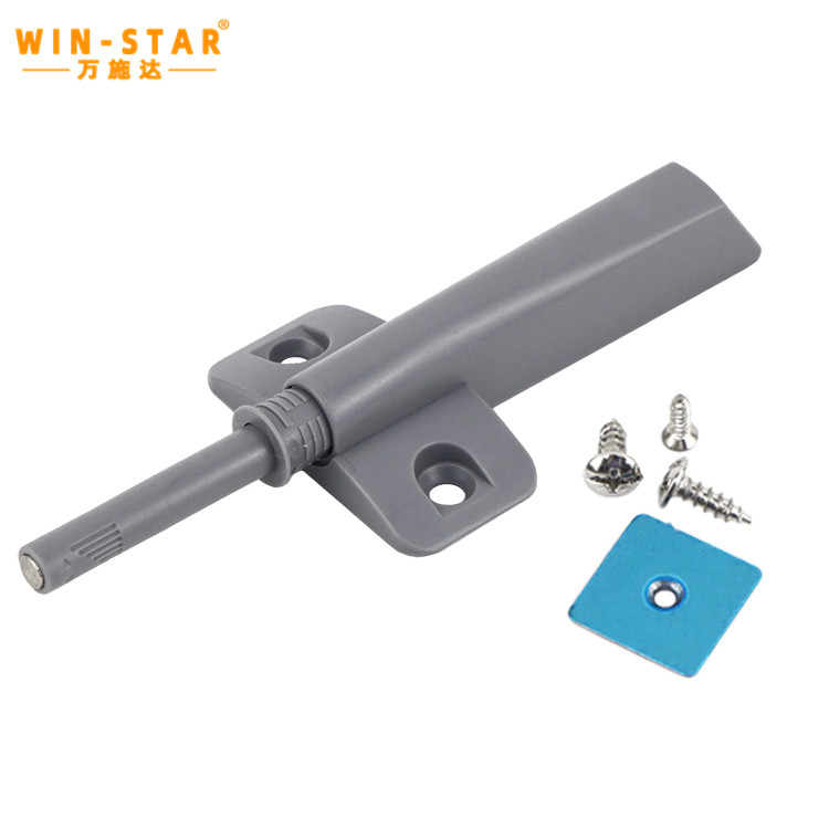 Cabinet door bouncer magnetic push to open damper rebounder