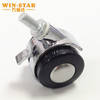 Universal wheel 1.5 inch M8 screw alloy caster with brake