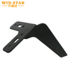 Stronger Furniture Hardware 150mm Metal Black Sofa Bed Leg