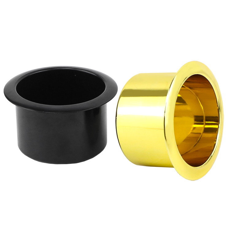 Winstar Sale Golden Color Plastic Sofa Table Cup Holder Inserts Sofa PP Cup