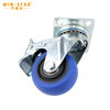 Customized Size 3Inch Plastic TPR Wheels Heavy Duty Hand Trolley Caster