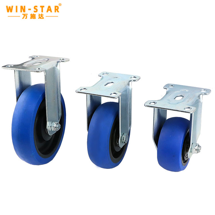 Customized Size 3Inch Plastic TPR Wheels Heavy Duty Hand Trolley Caster