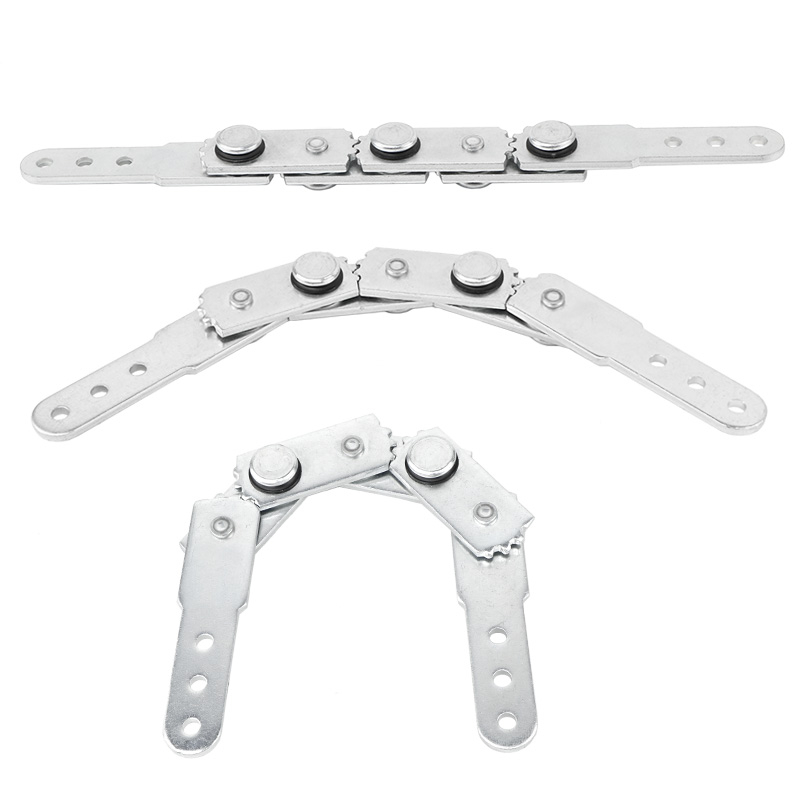 ZD-H016 Customized Manufacturer Adjustable Ratchet Hinge for Sofa Click Clack Sofa Headrest Hinge Mechanism