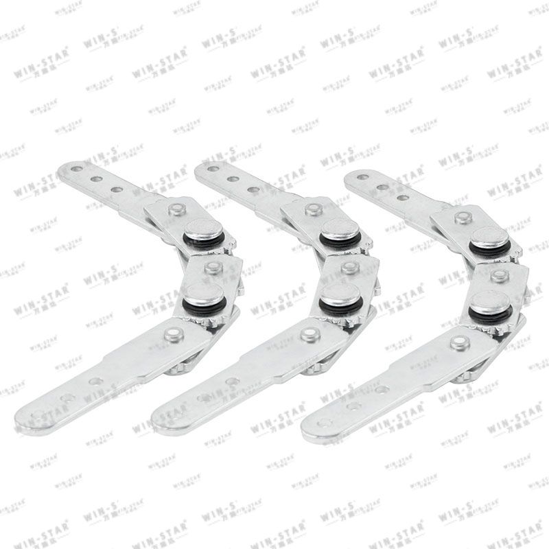 ZD-H016 Customized Manufacturer Adjustable Ratchet Hinge for Sofa Click Clack Sofa Headrest Hinge Mechanism