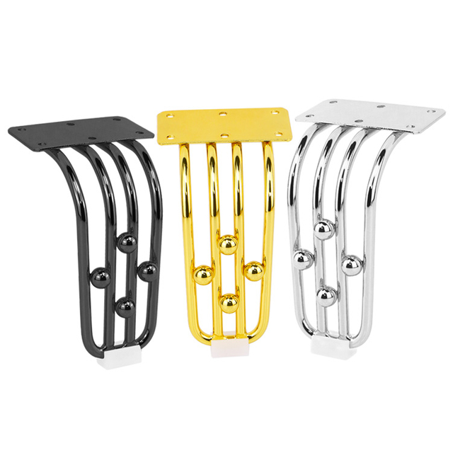 Metal Furniture Legs Luxury Living Room Support Feet For Table Sofa Gold Legs 