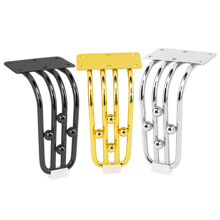 Metal Furniture Legs Luxury Living Room Support Feet For Table Sofa Gold Legs 