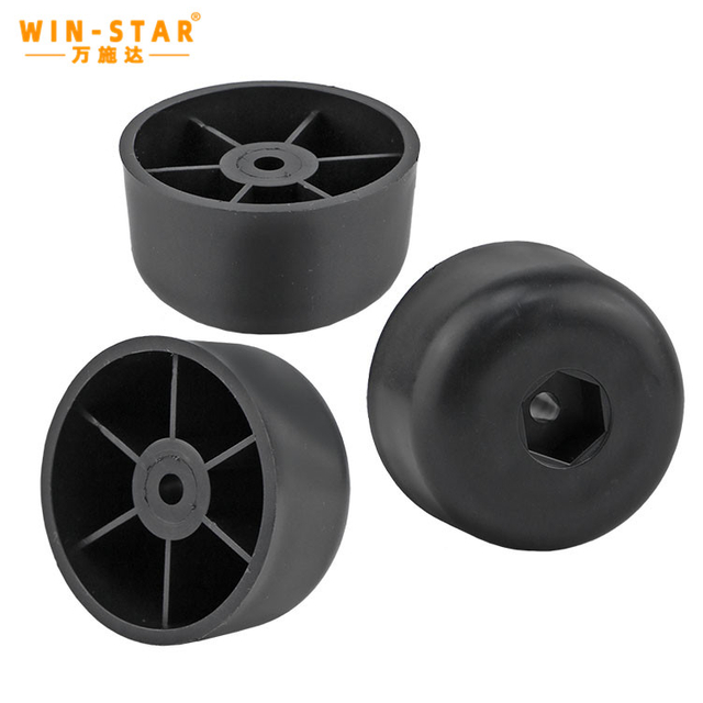 Made in China Living Room ABS Material Bed Sofa Leg Plastic Black Leg feet 