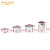 102*80*65mm Furniture Silver Aluminum Cup Holder Sofa Chair Base Cup Holder