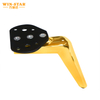 Hot Sell High Quality Luxury Gold Black Chrome Color Furniture Iron Sofa Leg