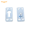 Furniture White Zinc Bed Connector Door Cabinet Iron Accessory Fitting