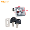407 409 Cabinet Replacement Drawer Lock Glass Lock with spring bolt 2 keys