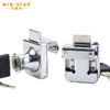 Zinc Alloy Furniture Cabinet Drawer Lock 407 409 Glass Showcase Cabinet Door Lock