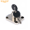 Nickel Plated Iron Material 139-22 Drawer Locks with Two Plastic Keys