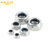 hex nylon insert lock nuts DIN985 nylon locking nut Non-slip nut