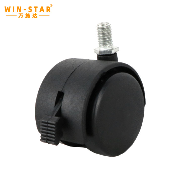 Lock Design Furniture Caster Wheels Nylon/pp Wheels Castors 