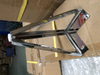 Fashion Style Furniture Hardware Triangle Pipe Metal Golden Black Sofa Legs