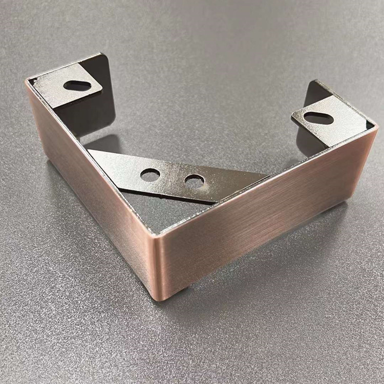 Antique Furniture Hardware 50mm V Shape Chrome Sofa Legs for Bed Table