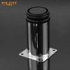 Adjustable Furniture Chrome Plate Iron Legs 50MM Tube Sofa Table Hardware Legs 