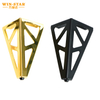 Hotsale Metal Furniture Golden Y Shape Straight Chair Leg for Sofa Bed