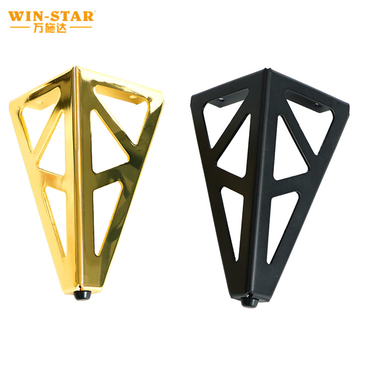 Hotsale Metal Furniture Golden Y Shape Straight Chair Leg for Sofa Bed