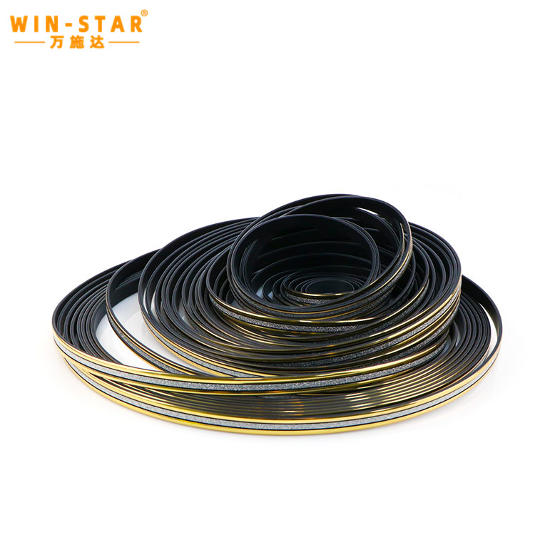modern home decoration accessory plastic PVC decoration strip