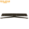 Modern metal black T shape furniture sofa bed legs for base