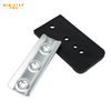 White Zinc Metal Sectional Hinge Bed Buckles Furniture Hardware Connectors for Kitchen