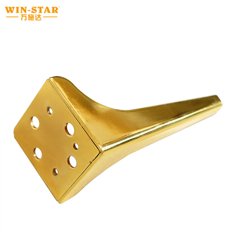 ZD-N150 durable quality furniture parts 150mm straight metal sofa legs for table