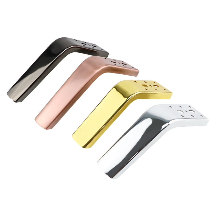 ZD-N151 Wholesale price furniture accessories iron bent metal sofa legs