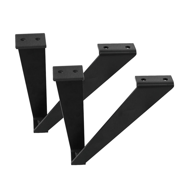 Stronger Quality Furniture Fittings Metal V Shape Black Modern Sofa Bed Legs for Table