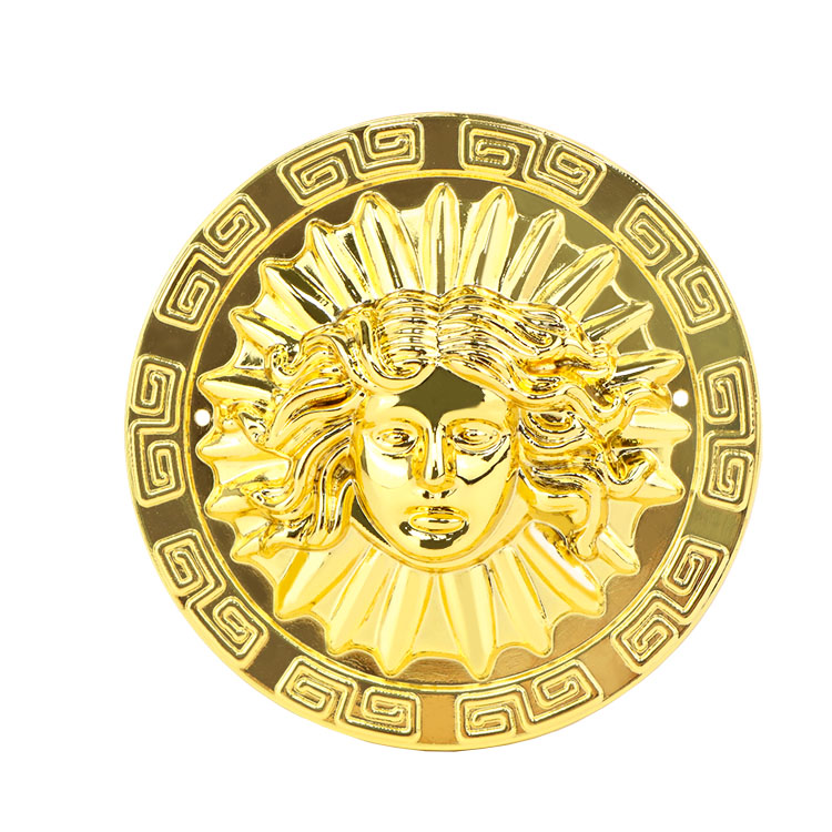 Wholesale Furniture Embellishment Buttons: Shiny Gold/Black Hardware for Global Buyers
