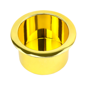 Modern Design Furniture Table Base Gold Cup Holder Plastic Sofa Cabinet Cup Holders