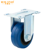 Low Noise Industrial Cart Steel Castor Wheel 3/4/5Inch Soft Rubber Caster Wheel