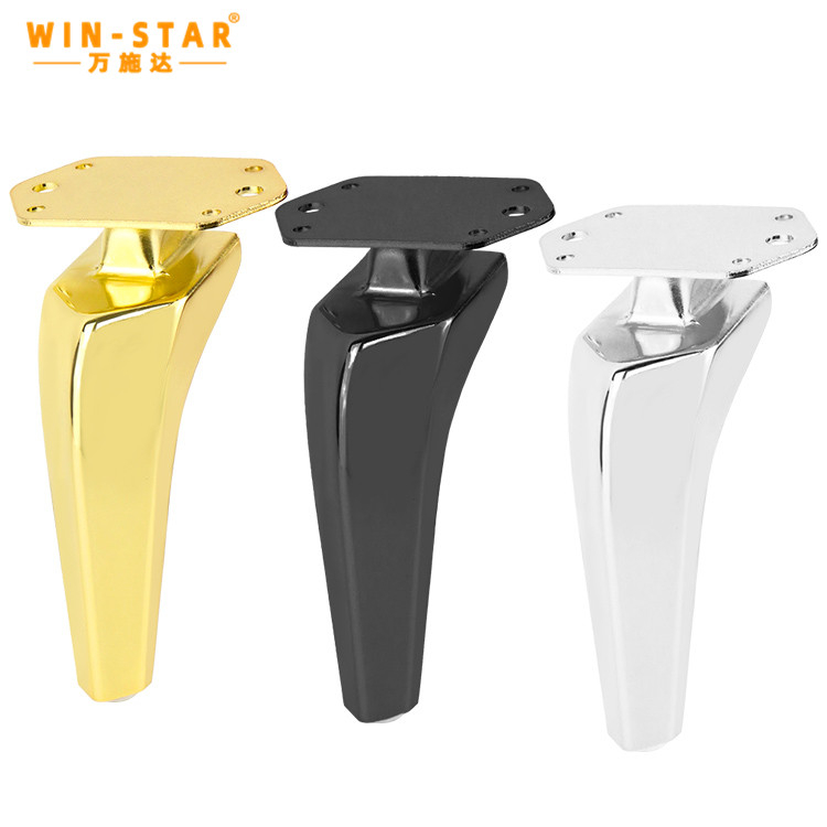 Display of the furniture leg product line and features of WINSTAR Factory