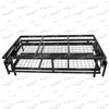  WINSTAR Folding Bed Strong Frame Portable Bed with Wheels Office Metal Modern Bed