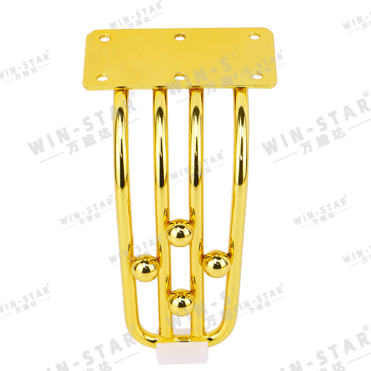 Metal Furniture Legs Luxury Living Room Support Feet For Table Sofa Gold Legs 
