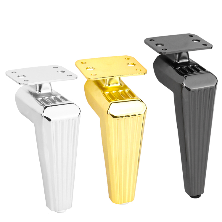  Decorative Metal Chrome Furniture Support Legs Light Luxury Furniture Legs