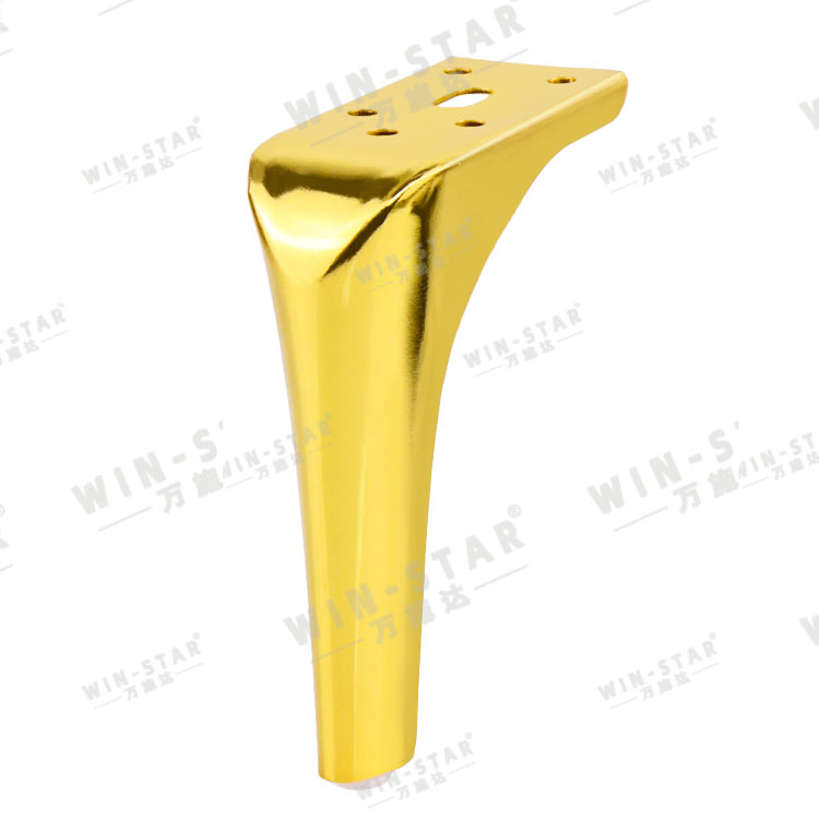 Newest Design Iron Furniture Legs Chrome-plated Sofa Legs Metal Gold Sofa Furniture Legs