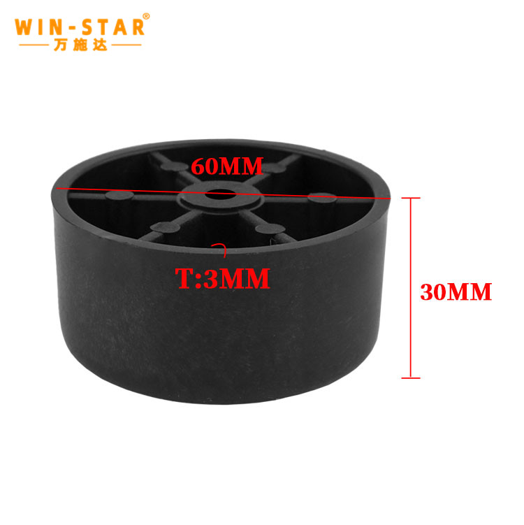 Reliable Reputation Wholesale 3CM Plastic Pulley Stroller Plastic Leg 