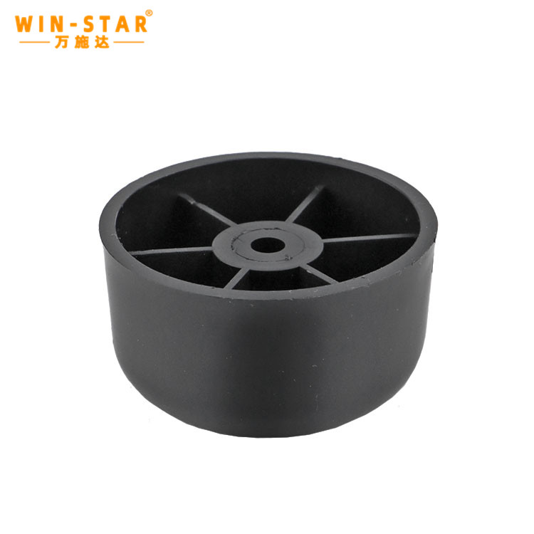 Made in China Living Room ABS Material Bed Sofa Leg Plastic Black Leg feet 
