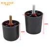 Universal Plastic Furniture Feet: Perfect Fit for Sofas, Chairs & More