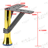 WINSTAR New Design Decorative Hardware Large Furniture Leg Gold Cabinet Feet