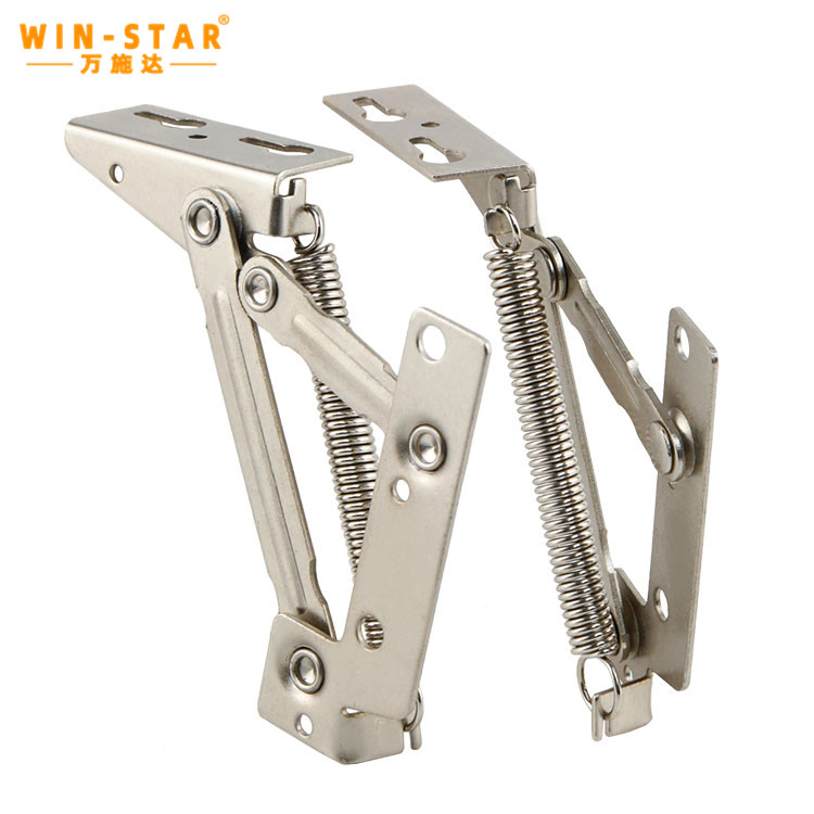 ZD-I001-C Wholesale White Zinc Furniture Metal Hinges Folding Sofa Cabinet Mechanism