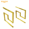Luxury Gold Metal S Shape Sofa Chair Frame Furniture Accessory Frame