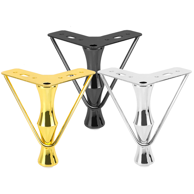 150MM Modern Design Metal Iron Cabinet Feet Golden Sofa Leg for Furniture