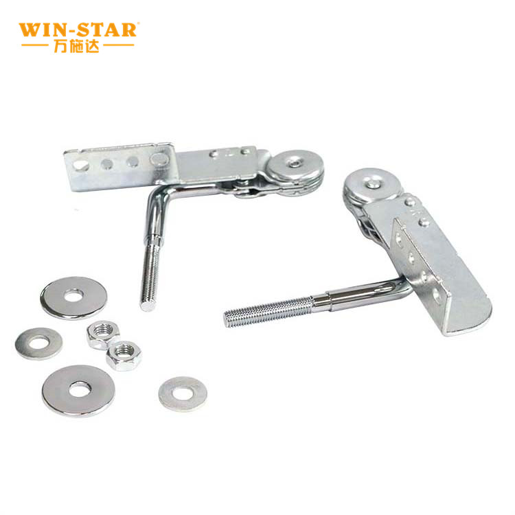 WINSTAR 90-180 adjustable hardware sofa knock down headrest hinge for furniture mechanism