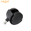 2 inch High quality pp swivel office chair caster wheels with metal friction ring office caster wheel