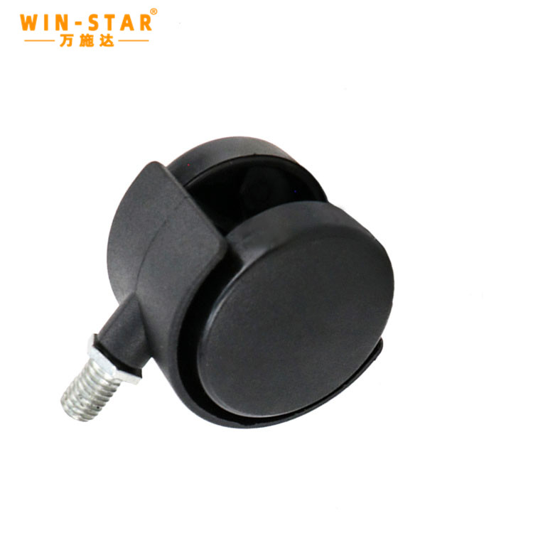 2 inch High quality pp swivel office chair caster wheels with metal friction ring office caster wheel