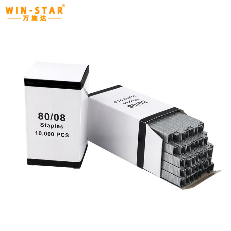 21 Gauge 8008 Fine Wire Industry Staples 1/2 Inch Crown 80 Series Staple Pin