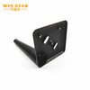 L Shape Furniture Part Black Metal TV Coffee Table Feet Cheap Sofa Legs